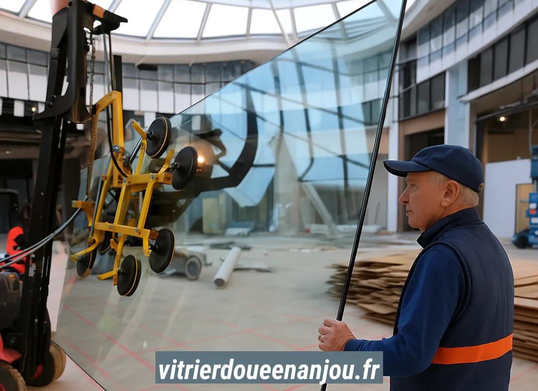 Remplacement de vitrine magasin Doué-en-Anjou